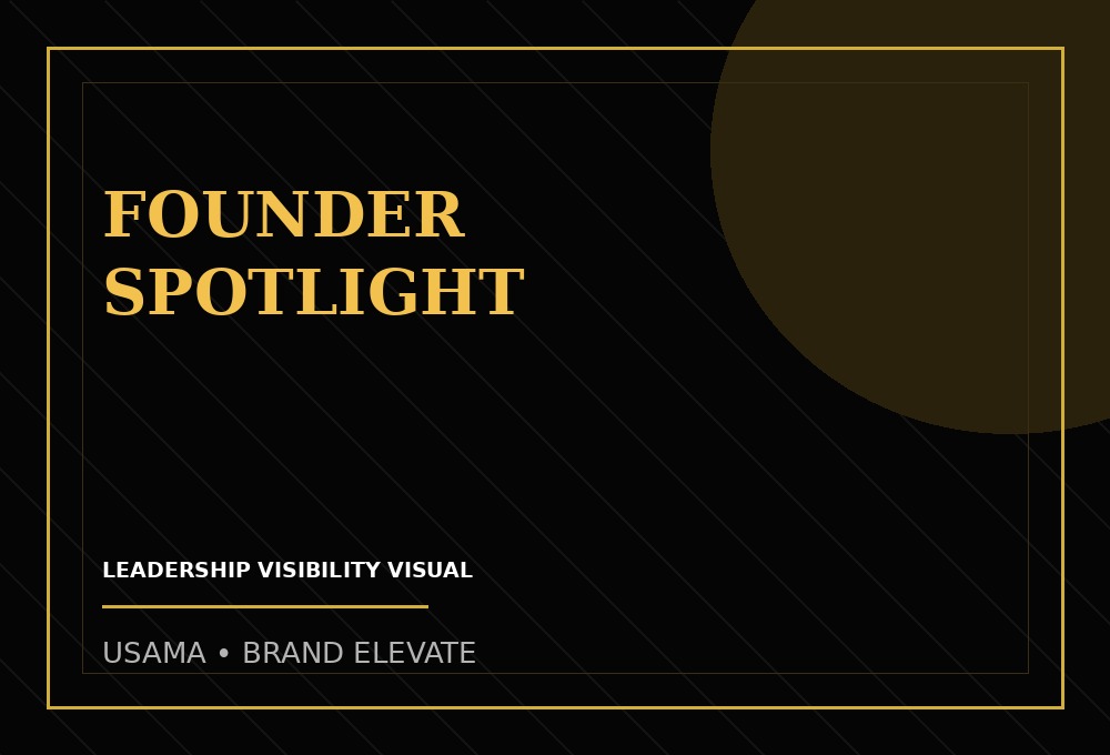 Founder spotlight visual